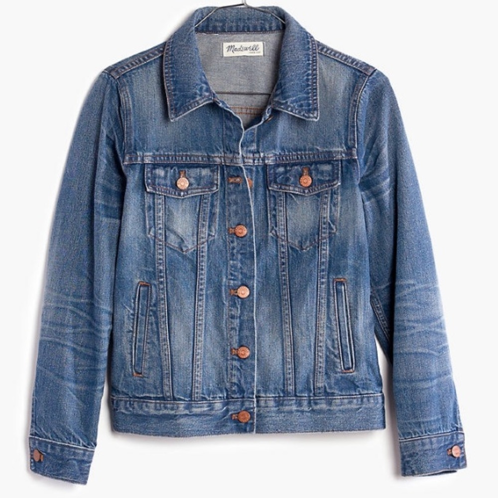 Madewell Denim Jacket in Printer Wash
